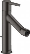 Змішувач для біде Hansgrohe Axor Starck з донним клапаном шліфований чорний хром 10214340