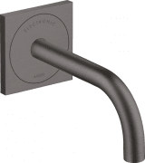 Смеситель для раковины Hansgrohe Axor Uno электронный настенный шлифованный черный хром 38119340