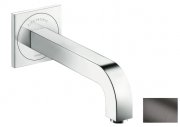 Смеситель для раковины Hansgrohe Axor Citterio электронный настенный шлифованный черный хром 39118340