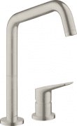 Смеситель для кухни Hansgrohe Citterio M Eco однорычажный на 2 отверстия нержавеющая сталь 34823800