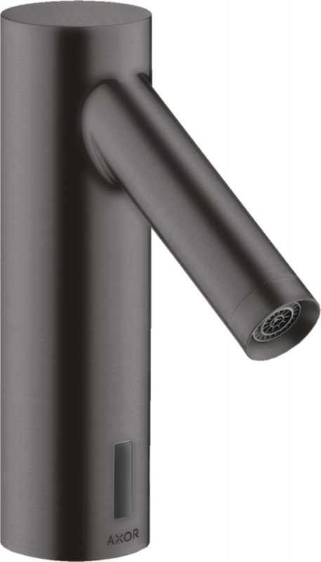 Смеситель для раковины Hansgrohe Axor Starck электронный питание от сети шлифованный черный хром 10145340
