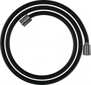 Душовий шланг Hansgrohe Axor ShowerSolutions 1,6 м текстильний чорний шліфований хром 28259340