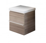 Шкафчик для ванной напольный Laufen Case 46x38,5x50,5 см на колесиках МДФ светлый дуб H4020510755191