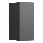Шафка для ванної підвісної Laufen Kartell 30х48,7х70 см петлі зліва МДФ темно-сірий H4082710336421