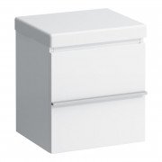 Шкафчик для ванной напольный Laufen Case 46x38,5x50,5 см на колесиках МДФ белый глянцевый H4020510754751