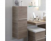 Пенал для ванної кімнати Laufen Case середній 35x33,5x100 см петлі праворуч МДФ світлий дуб H4020120755191