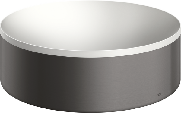 Раковина для ванной Hansgrohe Axor Suite Basins & Bathtub Ø30 см SolidSurface/металл шлифованный черный хром 42000340