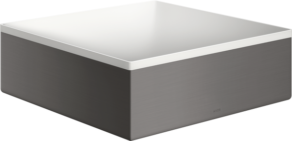 Раковина для ванной Hansgrohe Axor Suite Basins & Bathtub 28,5х28,5 см SolidSurface/металл шлифованный черный хром 42002340