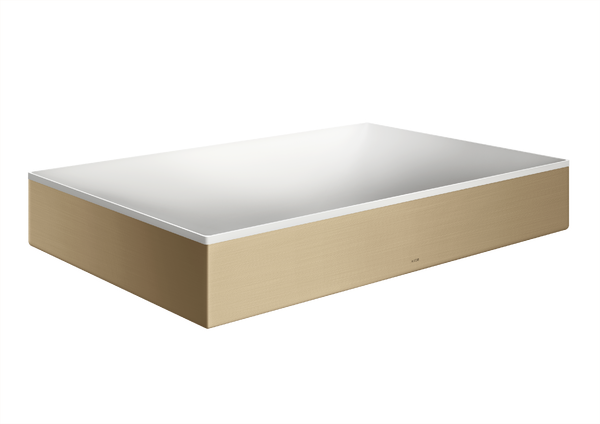 Раковина для ванной Hansgrohe Axor Suite Basins & Bathtub 60х40 см SolidSurface/металл шлифованная бронза 42004140