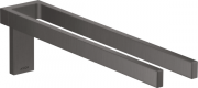 Держатель для полотенец Hansgrohe Axor Universal Rectangular двойной шлифованный черный хром 42622340