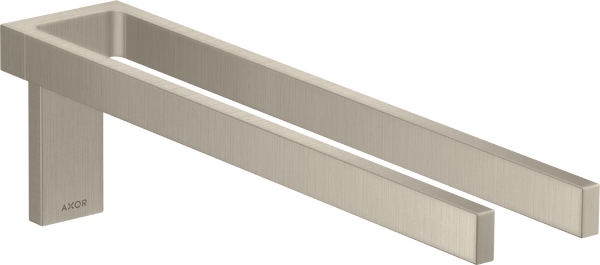 Держатель для полотенец Hansgrohe Axor Universal Rectangular двойной шлифованный никель 42622820