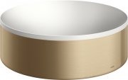 Раковина для ванной Hansgrohe Axor Suite Basins & Bathtub Ø30 см SolidSurface/металл шлифованная бронза 42000140