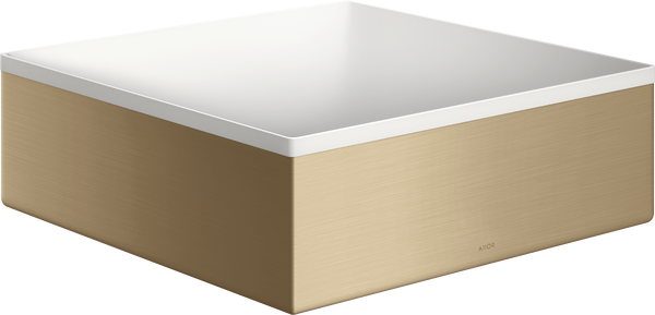 Раковина для ванной Hansgrohe Axor Suite Basins & Bathtub 40х40 см SolidSurface/металл шлифованная бронза 42003140