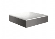 Раковина для ванної Hansgrohe Axor Suite Basins & Bathtub 40х40 см SolidSurface/метал шліфований чорний хром 42003340