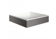 Раковина для ванной Hansgrohe Axor Suite Basins & Bathtub 40х40 см SolidSurface/металл шлифованный черный хром 42003340