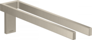 Держатель для полотенец Hansgrohe Axor Universal Rectangular двойной шлифованный никель 42622820