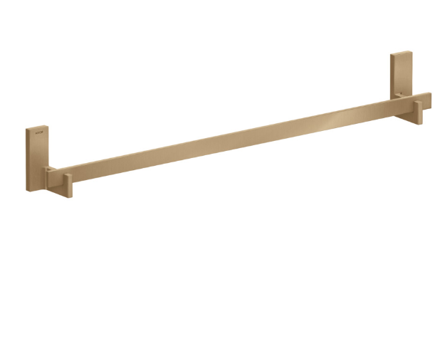 Тримач для рушників Hansgrohe Axor Universal Rectangular 800 мм шліфована бронза 42683140
