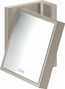 Дзеркало для гоління Hansgrohe Axor Universal Rectangular 1,7-кратне збільшення шліфований нікель 42649820