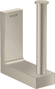 Держатель для запасного рулона туалетной бумаги Hansgrohe Axor Universal Rectangular шлифованный никель 42654820
