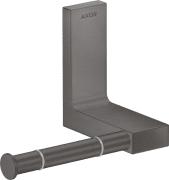 Тримач для туалетного паперу Hansgrohe Axor Universal Rectangular шліфований чорний хром 42656340