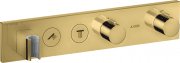 Термостат скрытого монтажа Hansgrohe Axor ShowerSolutions Select 460/90 2 потребителя полированное золото 18355990