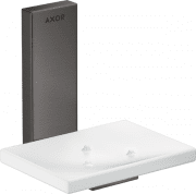 Мыльница для ванной Hansgrohe Axor Universal Rectangular металл/стекло шлифованный черный хром 42605340