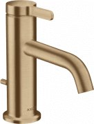Смеситель для раковины Hansgrohe Axor One однорычажный с донным клапаном шлифованная бронза 48000140