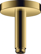 Потолочное подсоединение Hansgrohe Axor ShowerSolutions 100 мм полированное золото 26432990