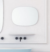 Дзеркало у ванній кімнаті Kolpa San Milo 706х513 мм білий 591620