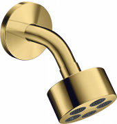 Верхній душ Hansgrohe Axor One Ø75 мм 1 режим EcoSmart із тримачем поліроване золото 48490990