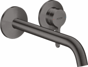 Змішувач для раковини Hansgrohe Axor One одноважільний настінний шліфований чорний хром 48120340