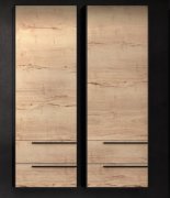 Пенал для ванної кімнати Kolpa San Grace G 1451 500x1450x320 мм ДСП/МДФ дуб галіфакс/чорний матовий 546390