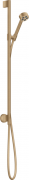 Ручной душ на штанге Hansgrohe Axor One 75 мм 1 режим EcoSmart шлифованная бронза 48791140