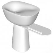 Раковина для ванної Kolpa San Milo 70x51 см окремо стоїть з полицею і сифоном Kerrock білий 591550