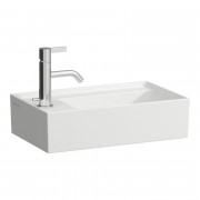 Раковина для ванной Laufen Kartell 46х28 см со скрытым сливом с 1 отверстием керамика белый матовый H8153357571111