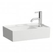 Раковина для ванной Laufen Kartell 46х28 см со скрытым сливом с 1 отверстием керамика белый матовый H8153347571111