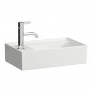 Раковина для ванной Laufen Kartell 46х28 см со скрытым сливом с 1 отверстием керамика белый матовый H8153357571111