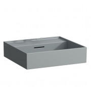 Раковина для ванної Laufen Kartell 50х46 см без отворів шліфована кераміка графіт матовий H8163327581091