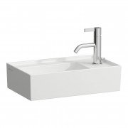 Раковина для ванної Laufen Kartell 46х28 см із прихованим зливом з 1 отвором кераміка білий матовий H8153347571111