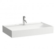 Раковина для ванной Laufen Kartell 80х46 см с 1 отверстием шлифованная керамика белый H8163360001111