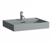 Раковина для ванной Laufen Kartell 80х46 см с 1 отверстием шлифованная керамика графит матовый H8163367581041