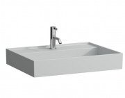 Раковина для ванной Laufen Kartell 80х46 см с 1 отверстием шлифованная керамика серый матовый H8163367591111