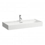 Раковина для ванної Laufen Kartell 100х46 см з 1 отвором шліфована кераміка білий H8163370001041