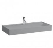 Раковина для ванної Laufen Kartell 100х46 см з 1 отвором шліфована кераміка графіт матовий H8163377581111
