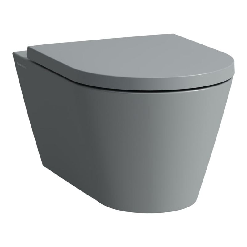 Унітаз підвісний Laufen Kartell безободковий 37х54,5 см санітарна кераміка графіт матовий H8203377580001