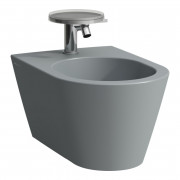Биде подвесное Laufen Kartell 37х54,5 см санитарная керамика графит матовый H8303317583021