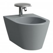 Біде підвісне Laufen Kartell 37х54,5 см санітарна кераміка графіт матовий H8303317583021