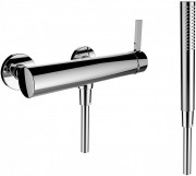 Змішувач для душу Laufen Kartell одноважільний з душовим гарнітуром хром H3313370041411