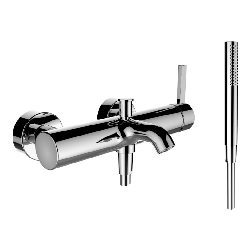 Смеситель для ванной Laufen Kartell с душевым гарнитуром хром H3213370041411