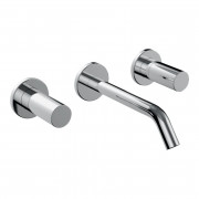 Змішувач для раковини Laufen Kartell настінний на 3 отвори хром H3123360041201